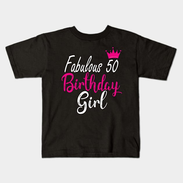 50th birthday Kids T-Shirt by creativeKh